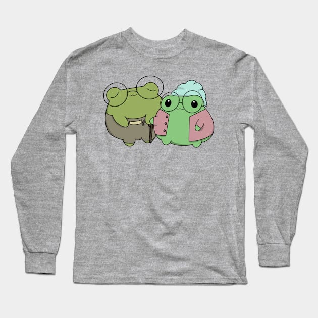 Granny & Poppa Froggy Long Sleeve T-Shirt by PrincessFroggy Designs